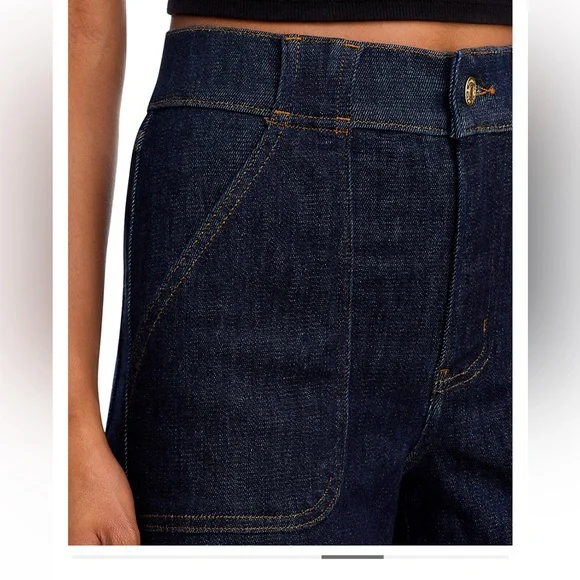 FRAME Denim High Rise Modern Pocket Jean in Rinse, Size 30. - Picture 6 of 15